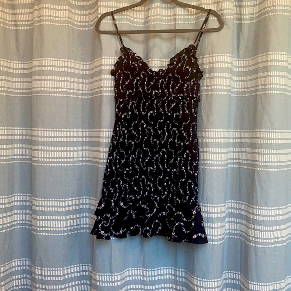 Likely Women's Blue Zephra Smocked Mini Dress